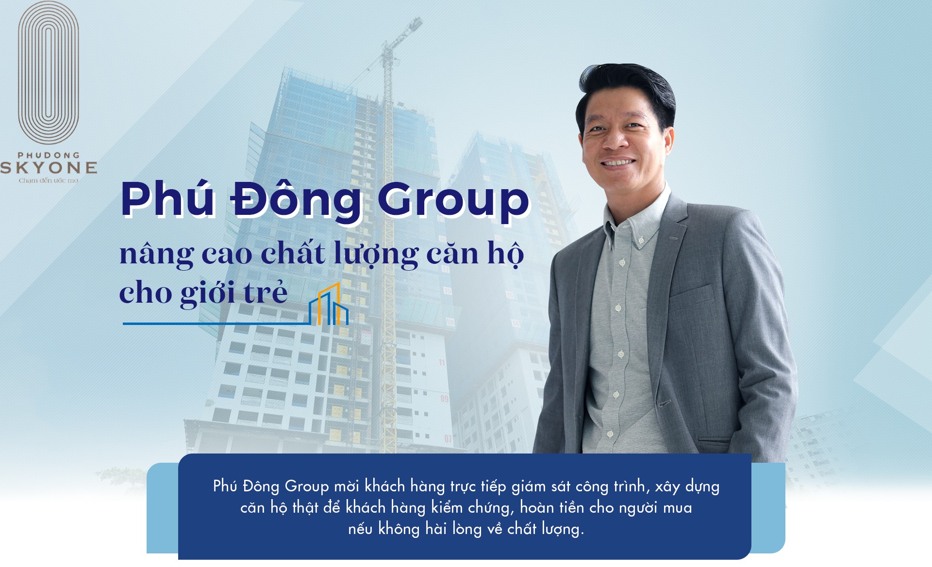 Phú Đông Group nâng cao chất lượng căn hộ cho giới trẻ