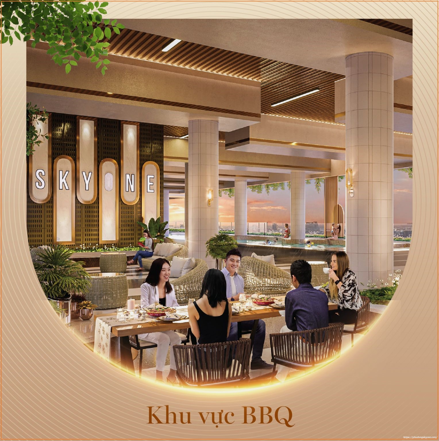 Khu Vực Bbq Tại Dự án Phú Đông Sky One