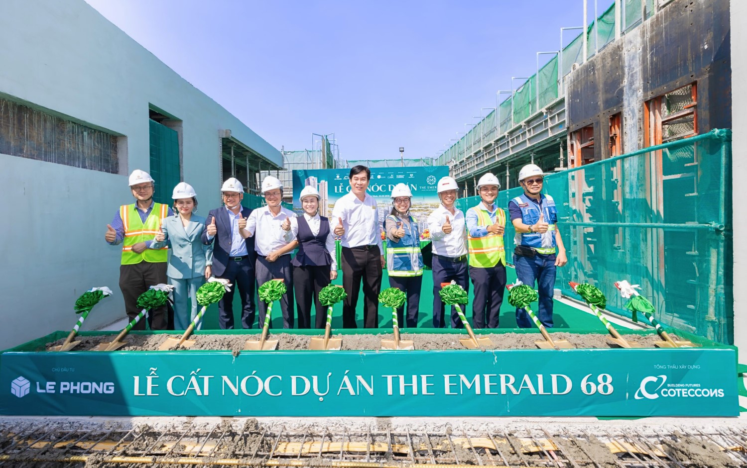 Lễ khánh thành phần mái dự án The Emerald tại địa chỉ 68, diễn ra vào ngày 03-01-2026.
