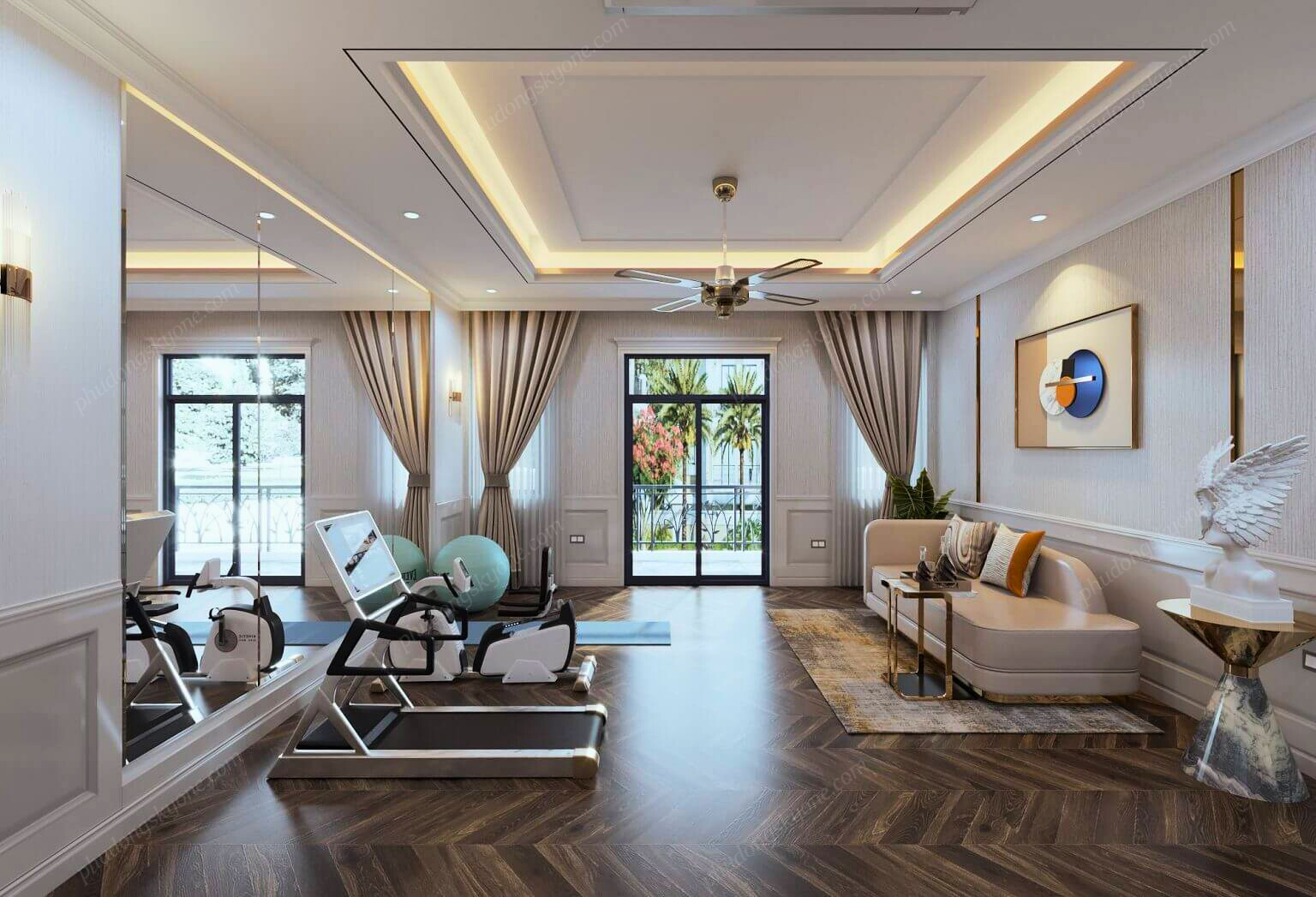 Phòng Gym Và Khu Thư Giãn