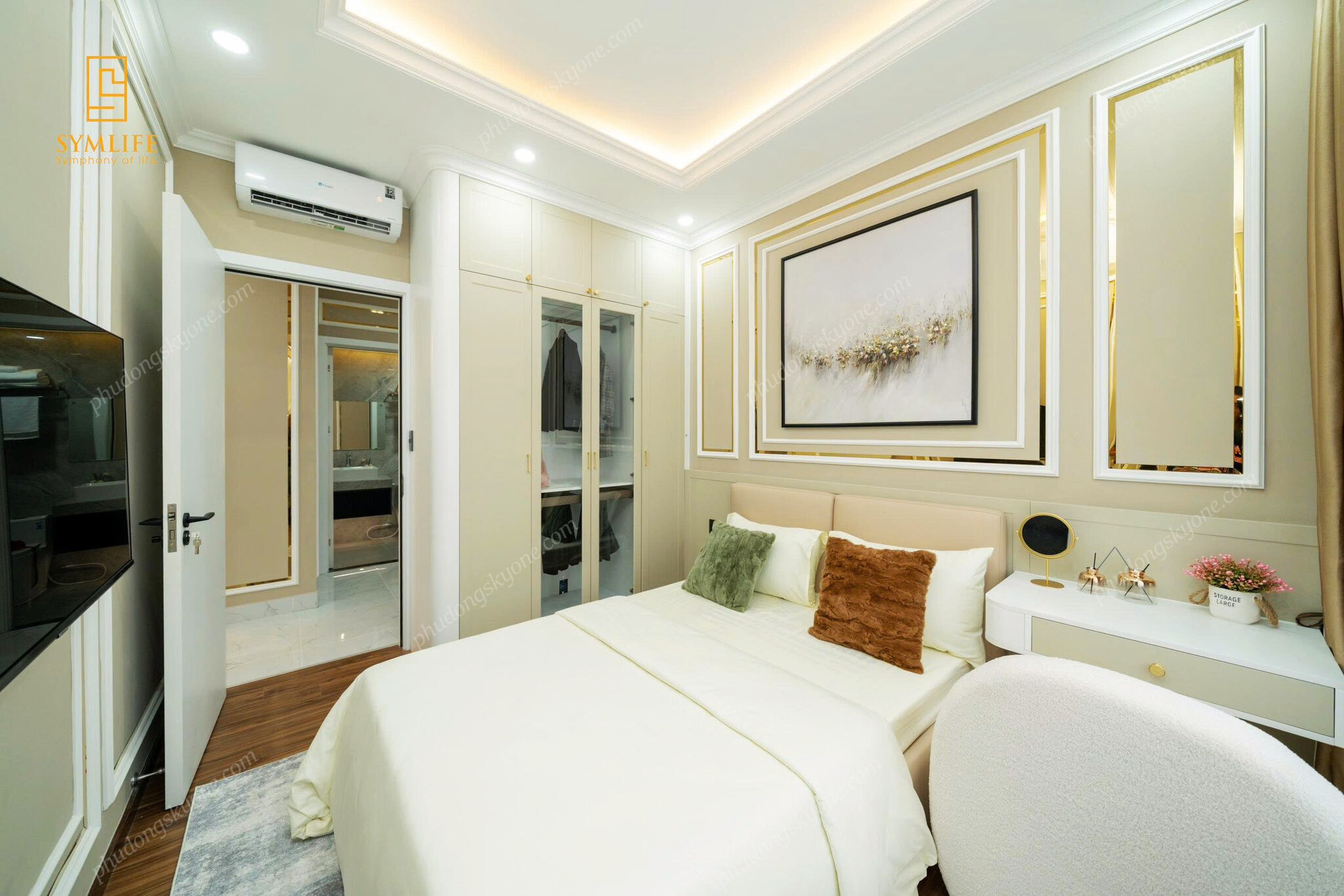 Căn hộ mẫu Symlife 03PN - Phòng 3