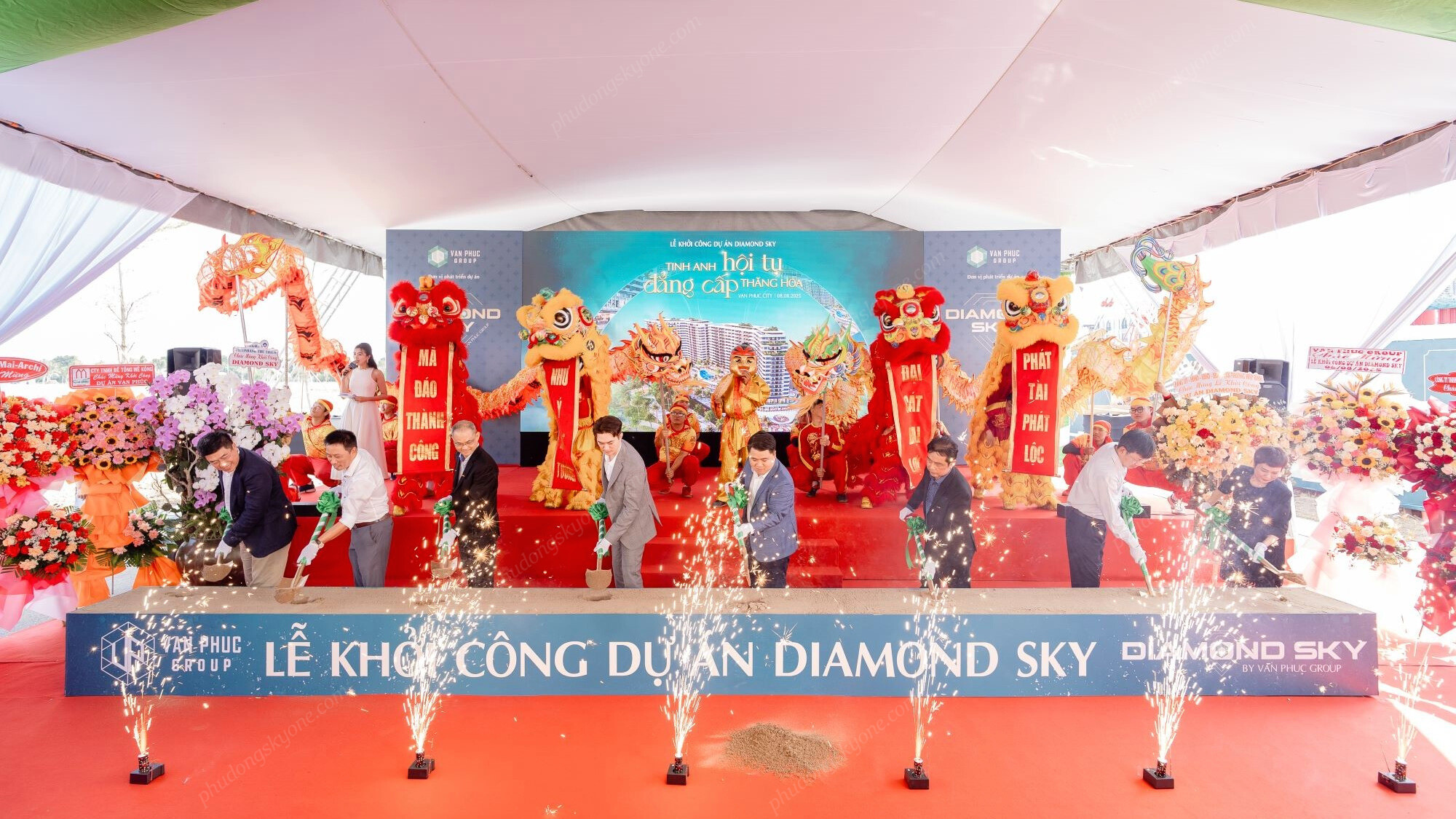 Khởi Công Xây Dựng Dự án Diamond Sky