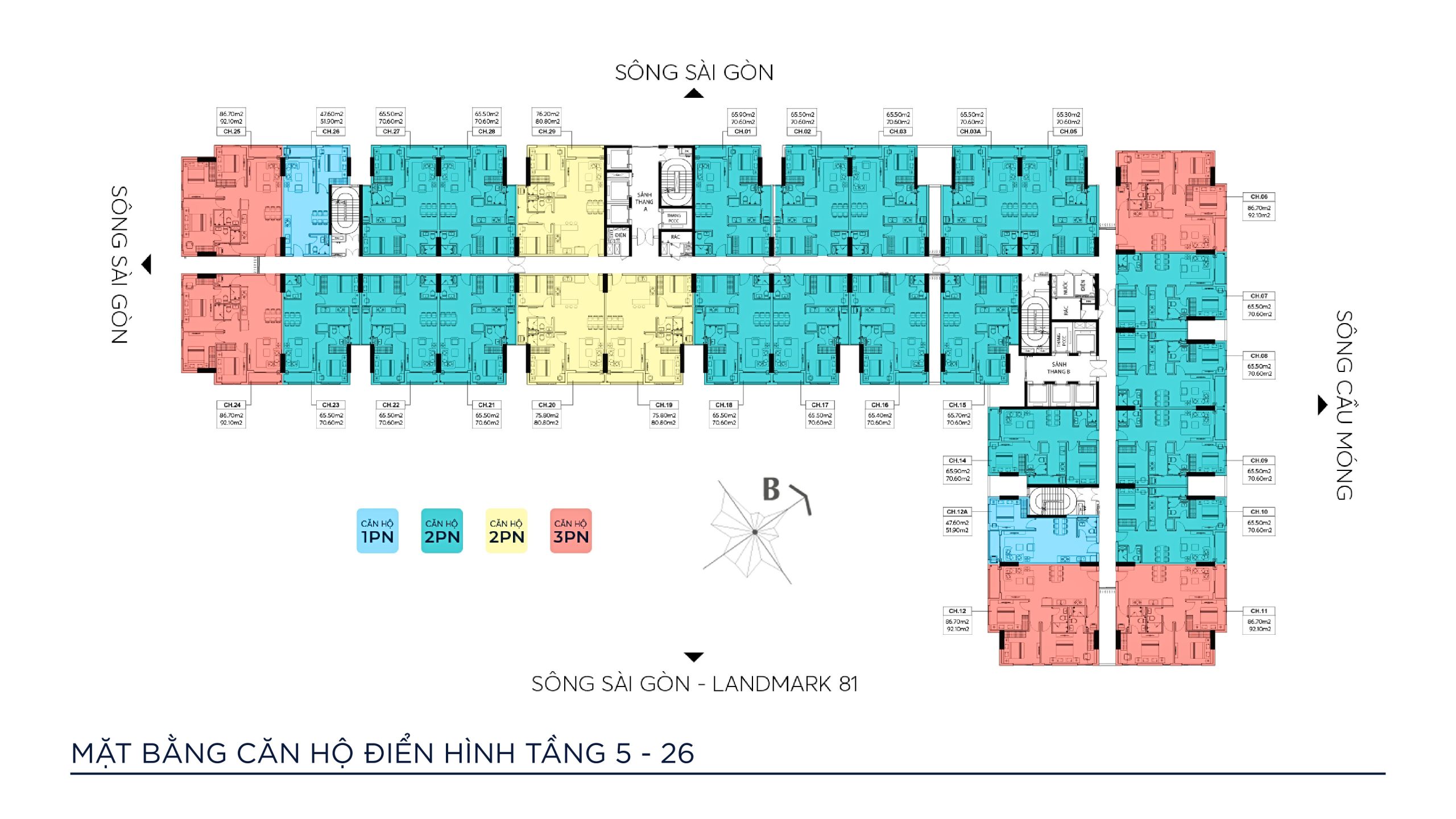Mặt bằng tầng 5-26 Symlife