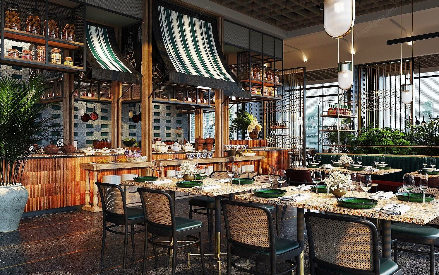 Hệ Thống Nhà Hàng Cao Cấp ở Maison Grand