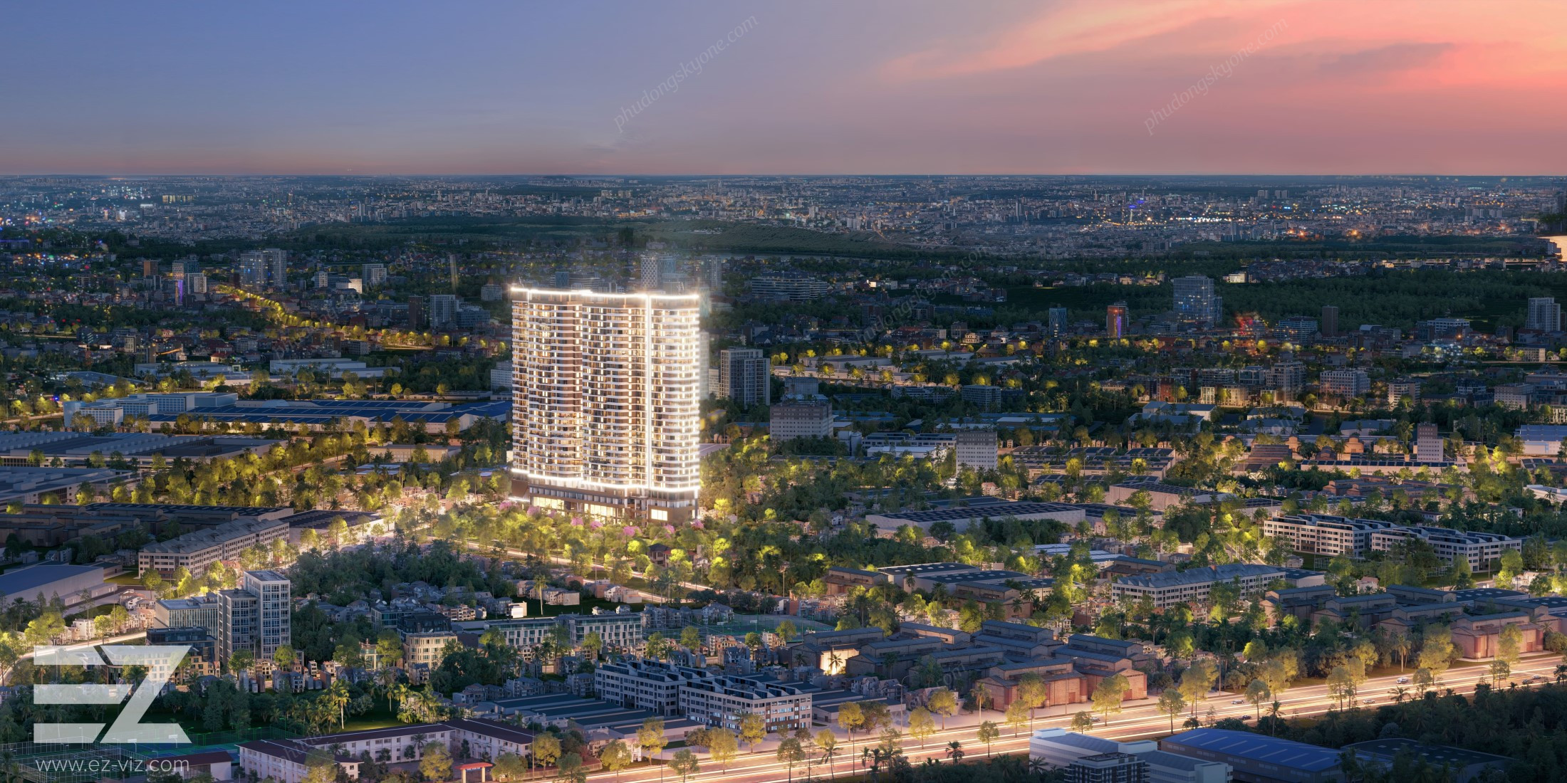 Phối cảnh A&K Tower HCM