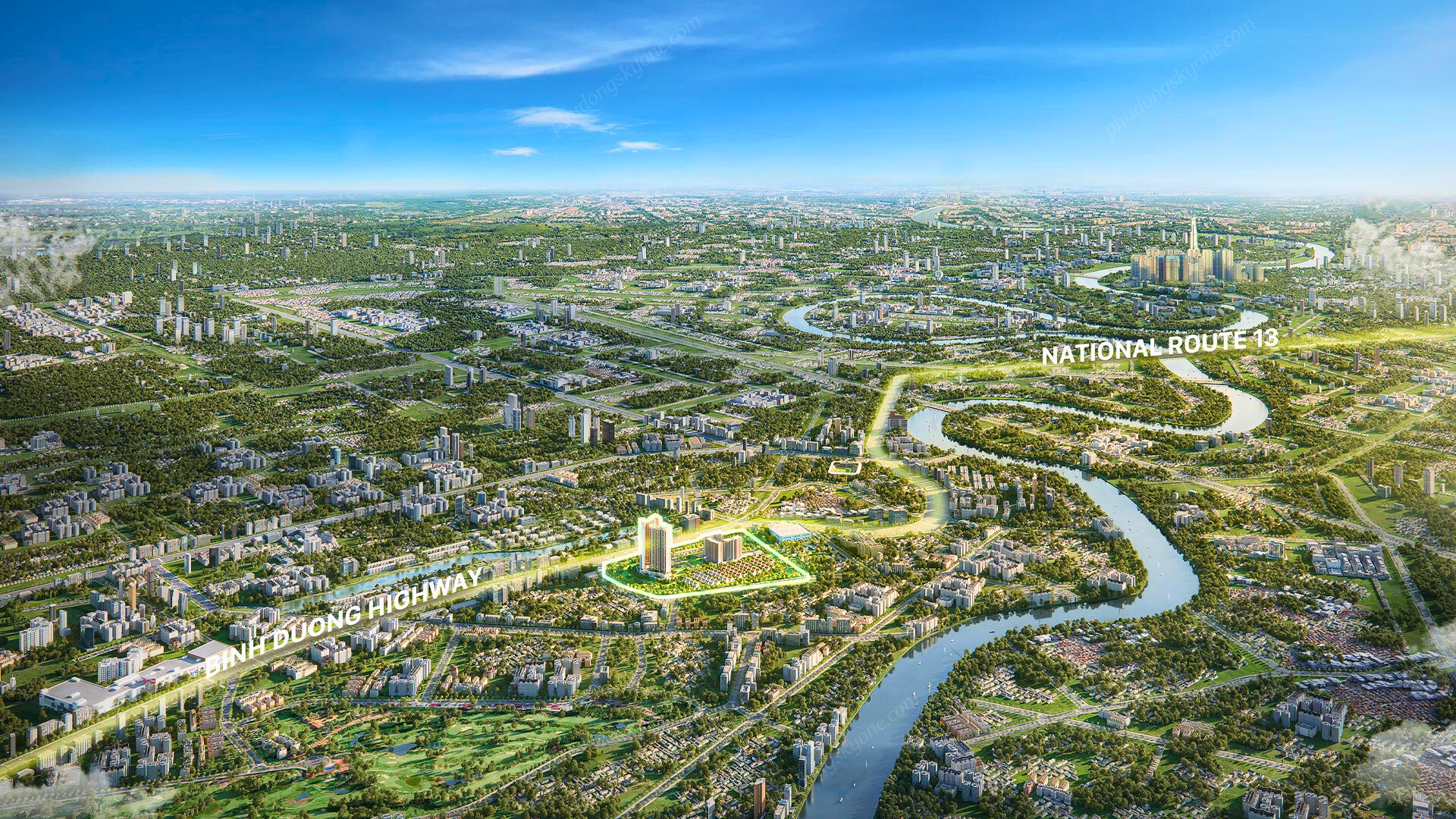 Setia Gardens Residences view trên không