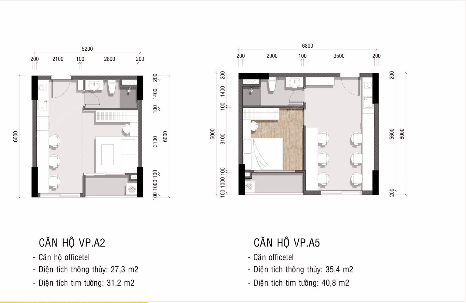 Thiết kế Ava Center VP.A2 và VP.A5