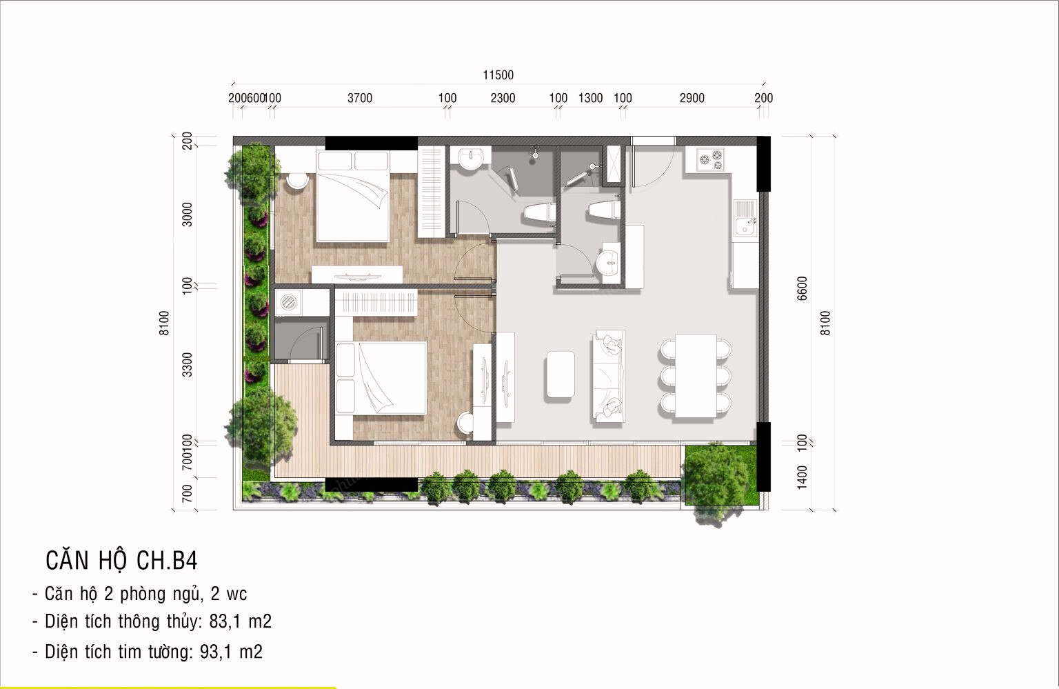 Thiết kế CH.B4 Ava Center