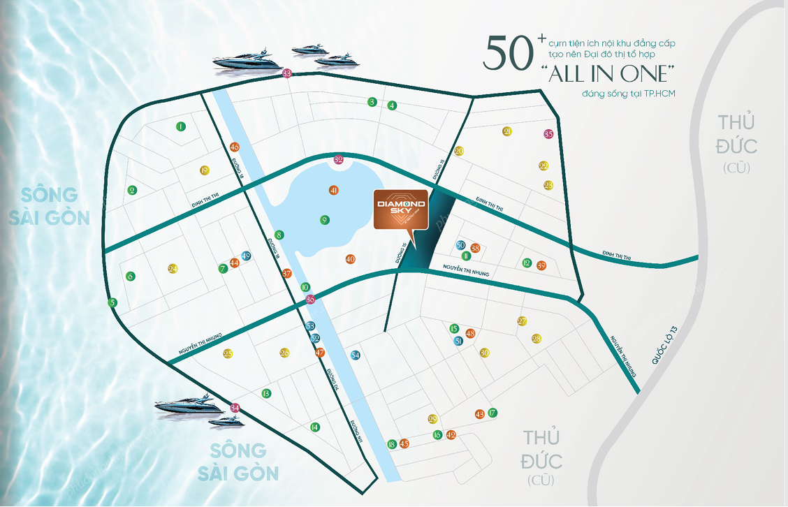 Tiện ích Khu đô Thị Vạn Phúc City - Diamond Sky (2)
